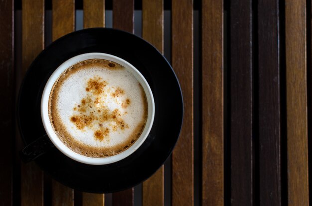 Filiżanka kawy cappuccino.