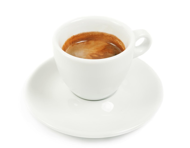 Zdjęcie filiżanka z kawą espresso
