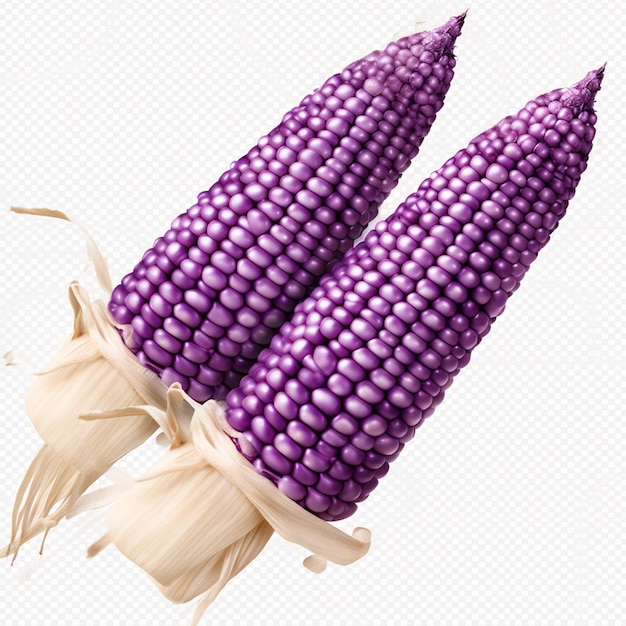 fioletowa kukurydza w grzebieniu