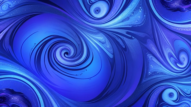 Fioletowe i niebieskie abstrakcyjne tło z wirami