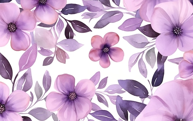Fioletowe kwiaty z fioletowymi i liliowymi płatkami na białym tle