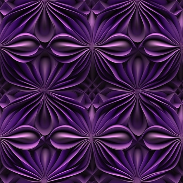 fioletowe tło z wzorem nakładających się kształtów generatywnych ai
