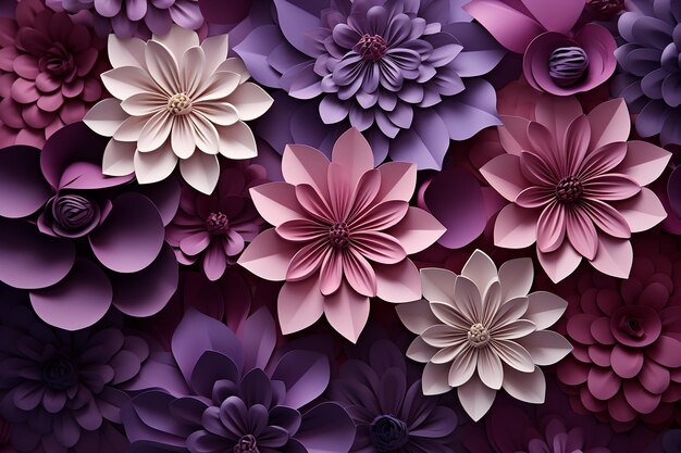 Zdjęcie fioletowe złożone kształty tekstury