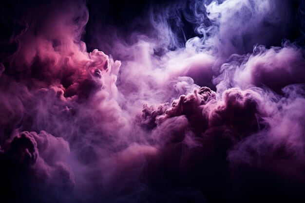 Zdjęcie fioletowy dym na halloween