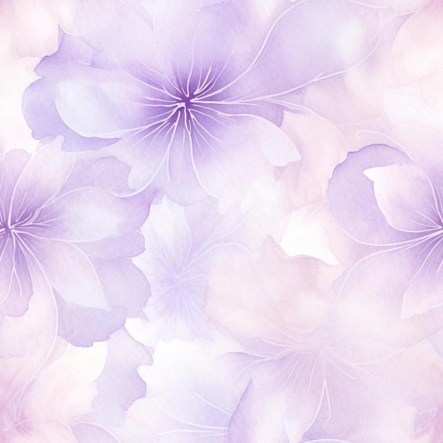 Fioletowy i różowy kwiatowy wzór z motywem kwiatowym.