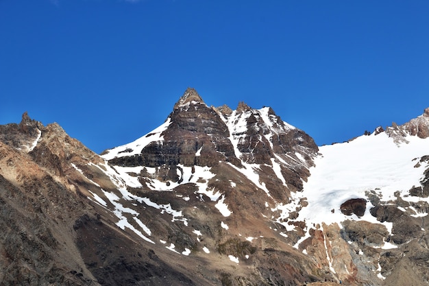 Fitz Roy Mount w pobliżu El Chalten w Patagonii w Argentynie