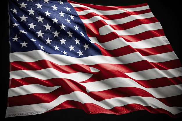 Flaga amerykańska jest oficjalnym symbolem kraju