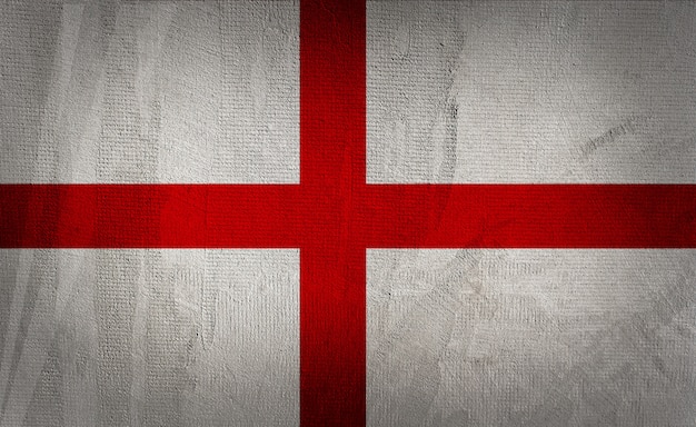 Flaga Anglii na ciemnym tle tekstury