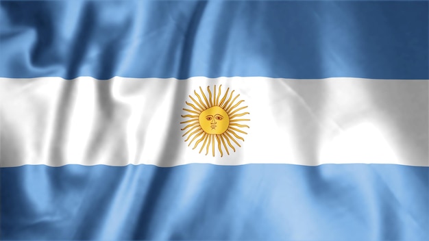 Flaga Argentyny Tkanina realistyczna flaga flaga Argentyny