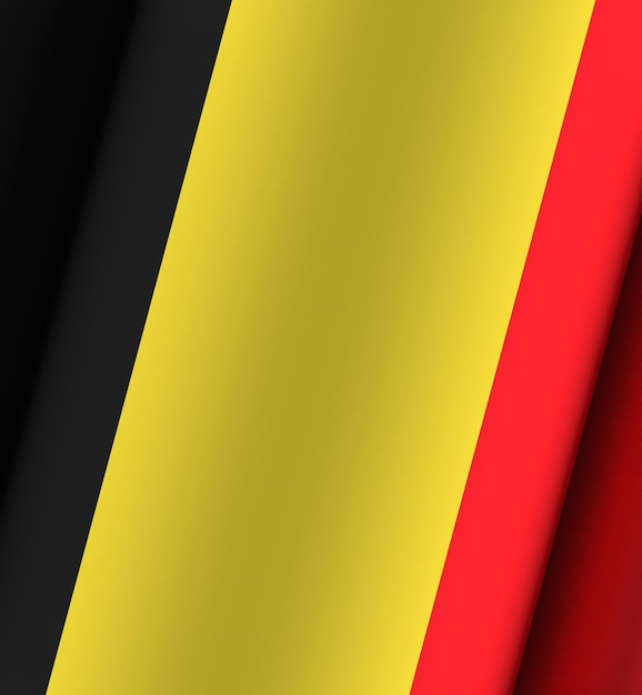 Flaga Belgii dramatyczne tło pełne