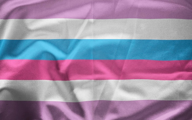 Flaga Bigendera powiewa w pełnym rozmiarze i zajmuje cały ekran