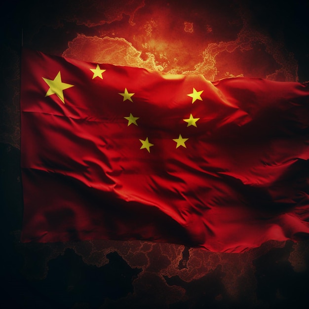 Flaga Chin wysokiej jakości 4k ultra hd