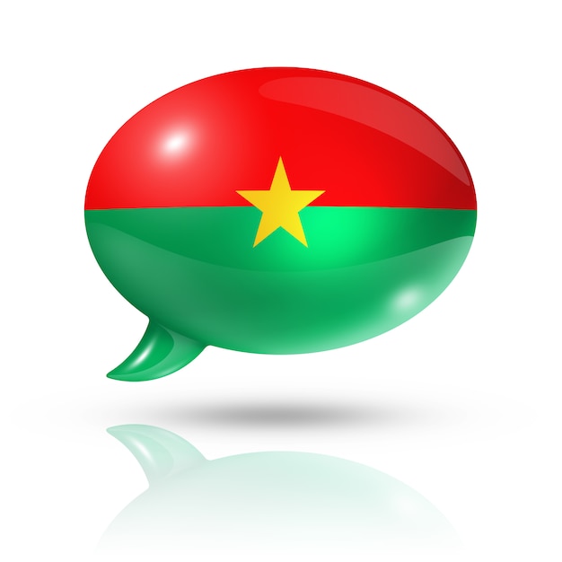 Flaga Dymka Burkina Faso
