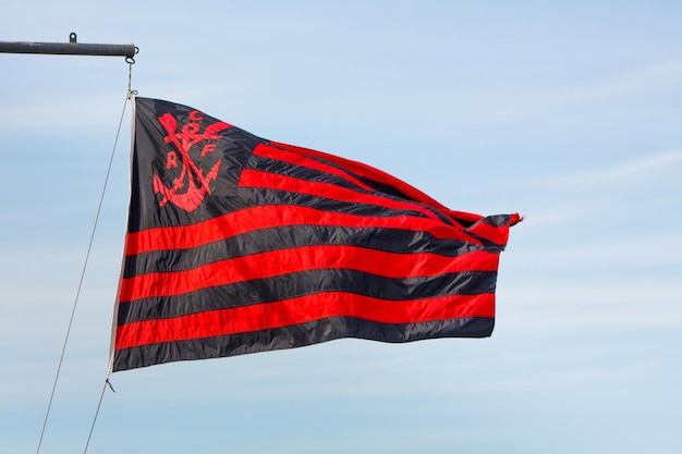 Flaga flamengo w Rio de Janeiro Brazylia