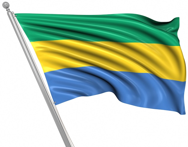 Flaga Gabonu