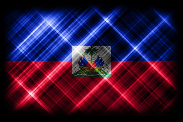 Flaga Haiti, flaga narodowa, nowoczesne tło flagi