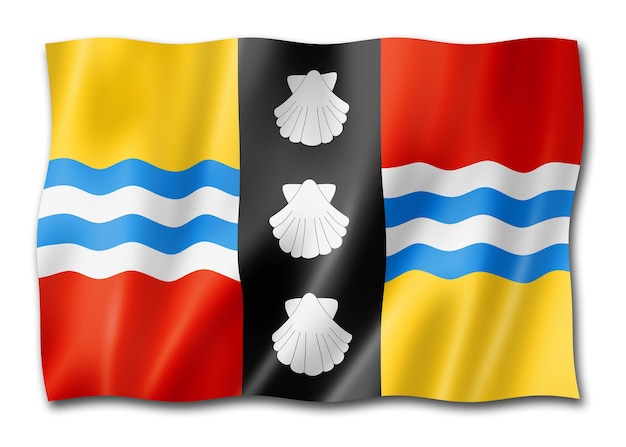 Flaga hrabstwa Bedfordshire w Wielkiej Brytanii