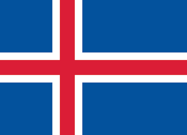 Flaga Islandii Tekstura ilustracji tła