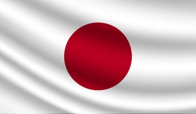 Flaga japońska Flaga narodowa Japonii