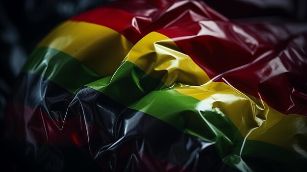 Flaga Kamerunu HD 8K tapeta Zbiory Fotografii