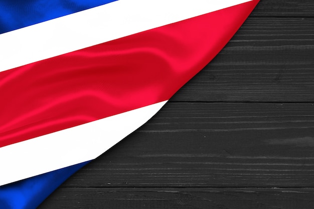 Flaga Kostaryki kopia przestrzeń