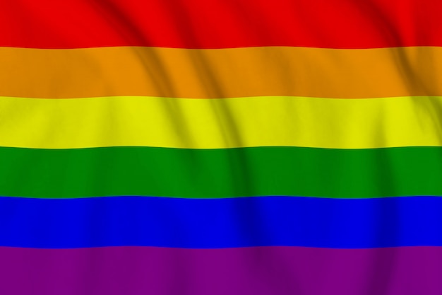 Flaga Lgbt Społeczności Lesbijek, Gejów, Osób Biseksualnych I Transpłciowych