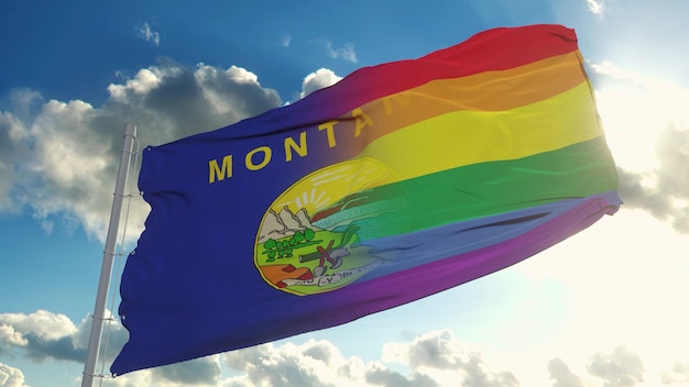 Flaga Montany i LGBT