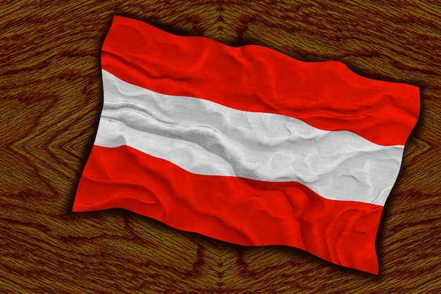 Flaga narodowa Austrii Tło z flagą Austrii