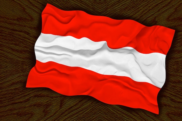 Flaga narodowa Austrii Tło z flagą Austrii