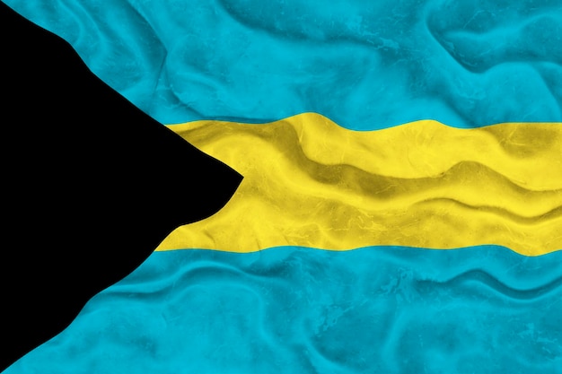 Flaga narodowa Bahamów Tło z flagą Bahamów