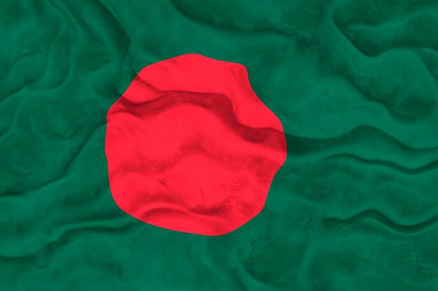 Flaga narodowa Bangladeszu Tło z flagą Bangladeszu