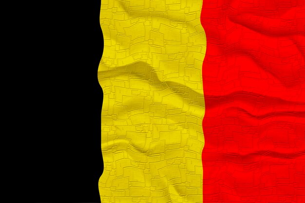 Flaga narodowa Belgii Tło z flagą Belgii