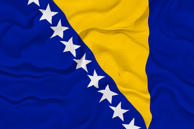 Flaga narodowa Bośni i Hercegowiny Tło z flagą Bośni i Hercegowiny
