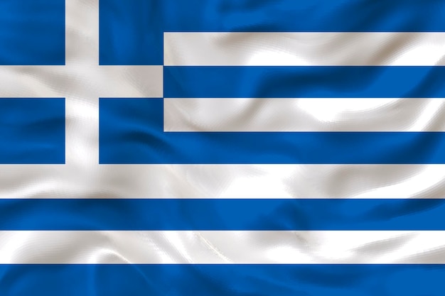 Flaga narodowa Grecji Tło z flagą Grecji