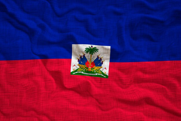 Flaga narodowa Haiti Tło z flagą Haiti