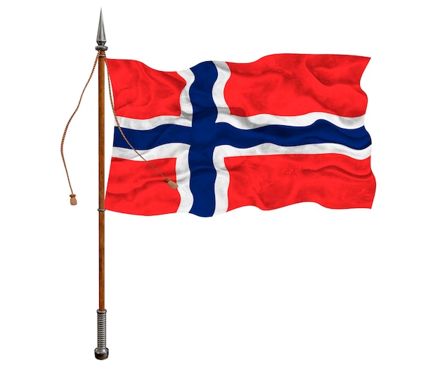 Flaga narodowa Jian mayen Tło z flagą Jian mayen
