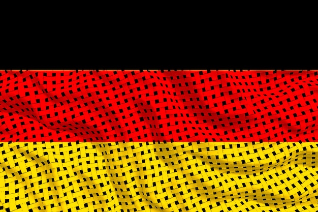 Flaga narodowa Niemiec Tło z flagą Niemiec