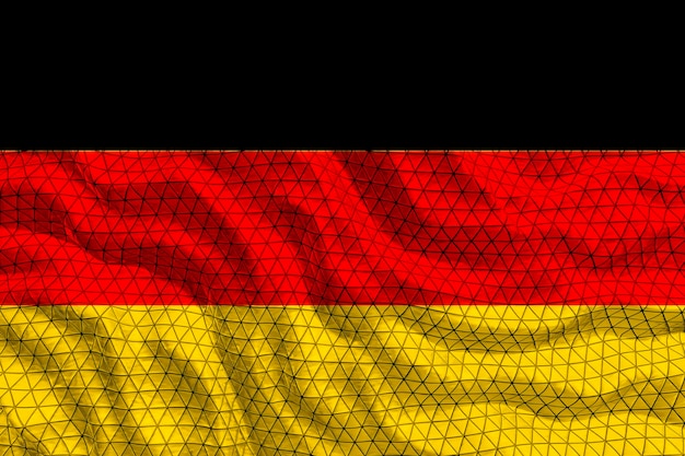 Flaga narodowa Niemiec Tło z flagą Niemiec