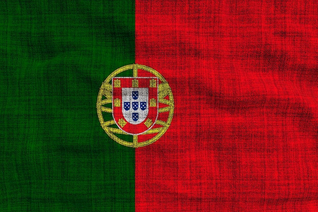 Zdjęcie flaga narodowa portugalii tło z flagą portugalii