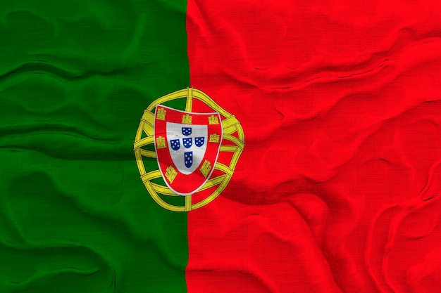 Flaga narodowa Portugalii Tło z flagą Portugalii