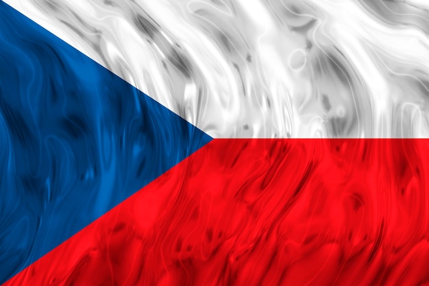Flaga narodowa Republika Czeska tło z flagą Republiki Czeskiej