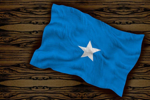 Zdjęcie flaga narodowa somalii tło z flagą somalii