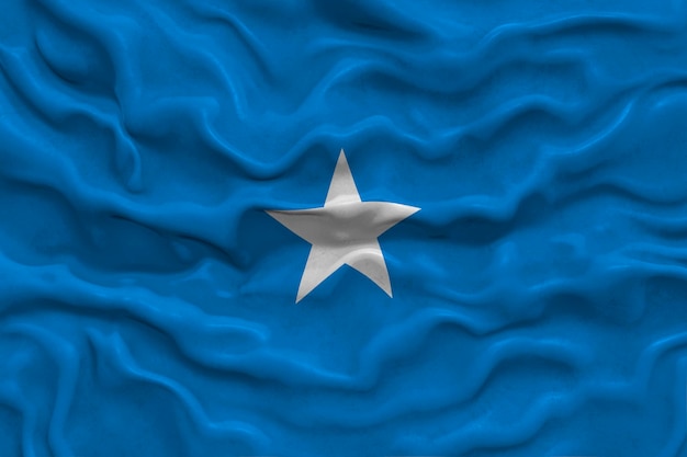 Flaga narodowa Somalii Tło z flagą Somalii