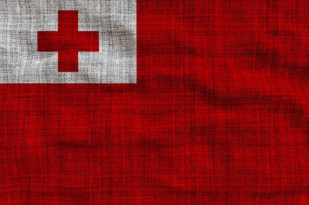 Zdjęcie flaga narodowa tonga tło z flagą tonga