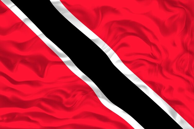 Flaga narodowa Trynidadu i Tobago Tło z flagą Trynidadu i Tobago