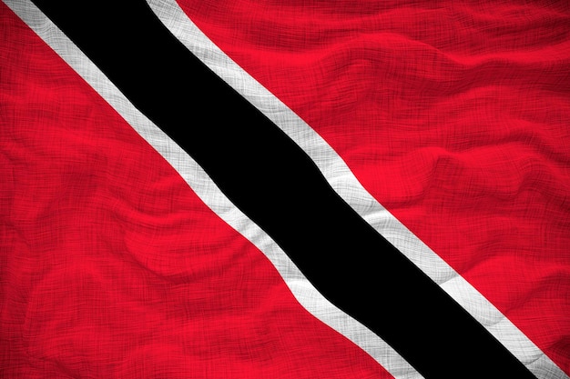 Flaga narodowa Trynidadu i Tobago Tło z flagą Trynidadu i Tobago