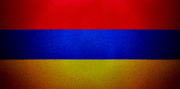 Flaga ormiańska wydrukowana na papierze