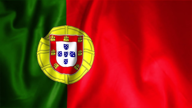 Zdjęcie flaga portugalii flaga narodowa portugalia flaga tkanina