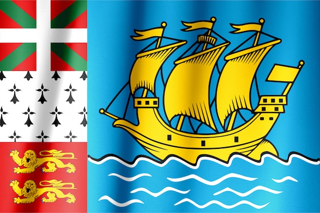 Flaga Saint Pierre i Miquelon