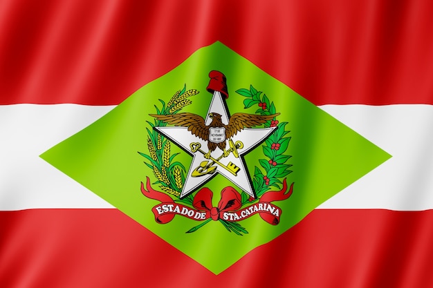 Flaga stan Santa Catarina w Brazylii